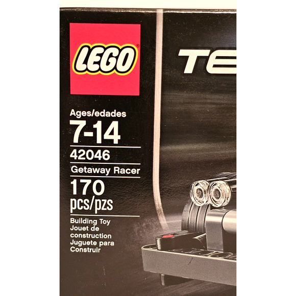 GETAWAY RACER w/ Pull Back Motor LEGO Technic Set #42046 NEW Sealed RETIRED - Picture 3 of 8